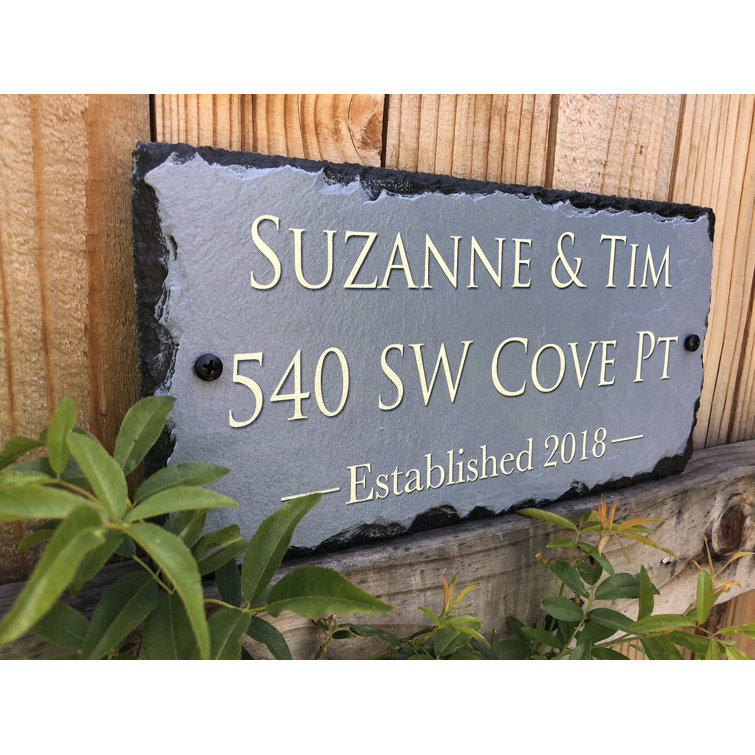 SassySquirrelInk Personalize Home 3Line Wall Address Plaque & Reviews